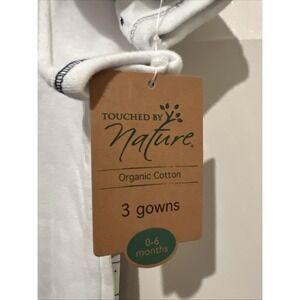 Touched by Nature Baby Sleep Gowns Set of 3 100 Percent Cotton New